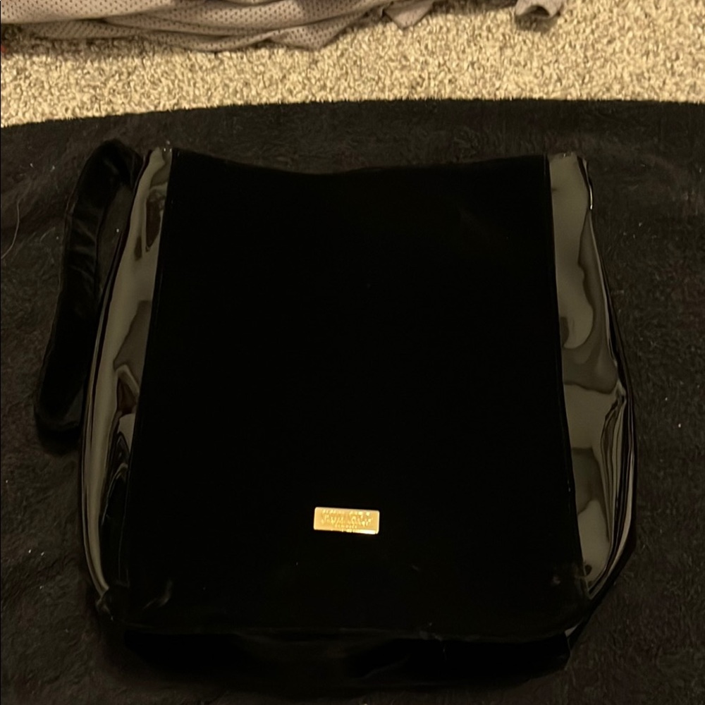 Carolina Herrera Black Patent Leather Bag